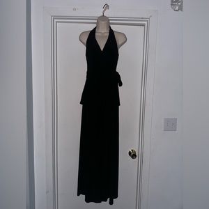 Black White House Black Market Jumpsuit